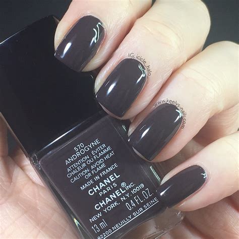 chanel androgyne nail polish|chanel nail varnish colors.